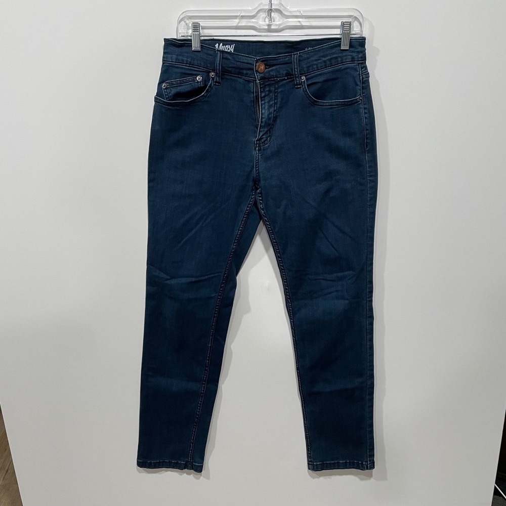 Mugsy Jeans Men's Studio Blues Slim Fit Dark Wash Denim Pants FLX3NSB-30x32